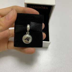 Pandora Carolina Panthers Charm Pendant|S925 Sterling Silver Jewelry